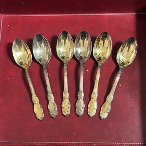 Elegant Gold and Silver Spoons Set